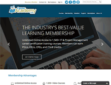 Tablet Screenshot of careeracademy.com
